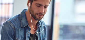 A man using his phone